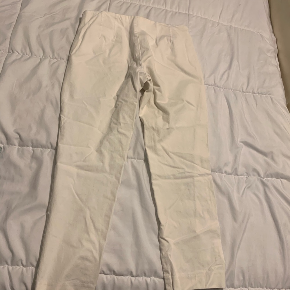 Lilly Pulitzer white stretchy zip up pants💕